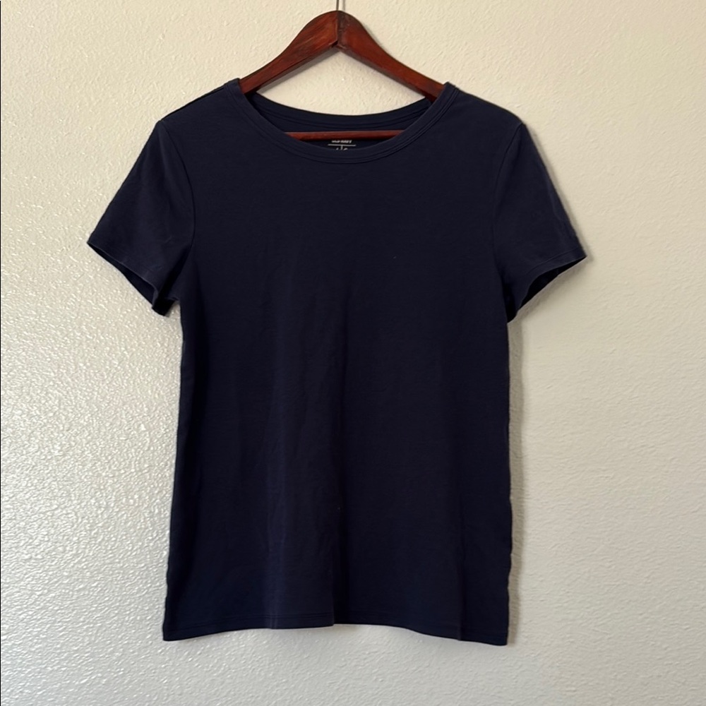 Old Navy Blue Fitted Short Sleeve T-Shirt